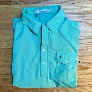 Criquet - Players Shirt Long Sleeve - Mint - Large